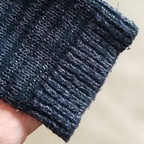 Lace open back navy striped sweater - Picture 10 of 10